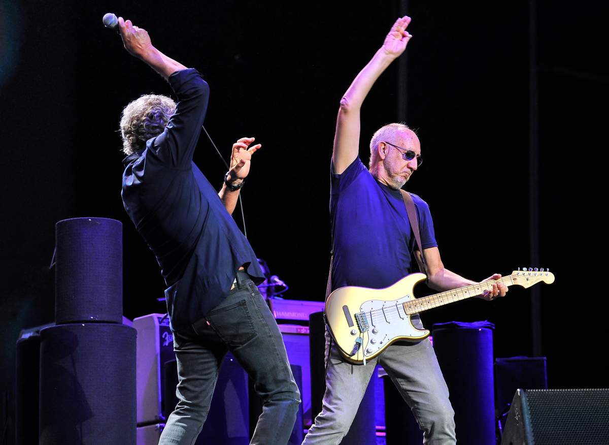 Roger Daltrey and Pete Townshend of The Who perform at the Outside Lands Music & Arts Festival at Golden Gate Park on Aug. 13, 2017 in San Francisco, Calif.