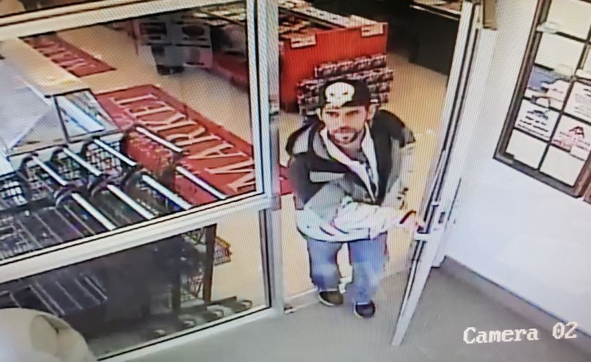 Police say this man is wanted in connection with a string of thefts in Tantallon and Hammonds Plains over the weekend.  