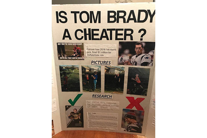 I hate Tom Brady': Kid wins science fair by 'proving' Patriots QB is a  cheater 