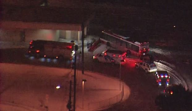 As of Monday evening, it wasn't known what caused the bus to leave the road.