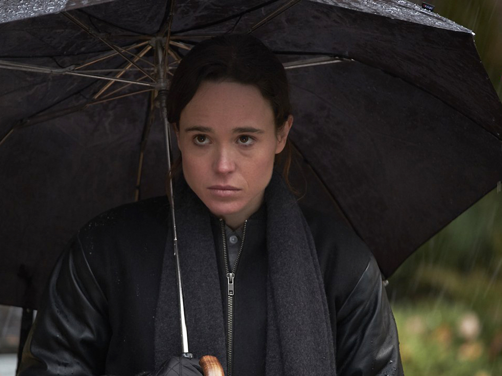 Ellen Page stars in Netflix's new series, The Umbrella Academy. 