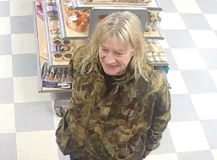 Vernon RCMP are asking for help in identifying a female suspect who tried to rob an elderly man in an Enderby, B.C., bakery parking lot.