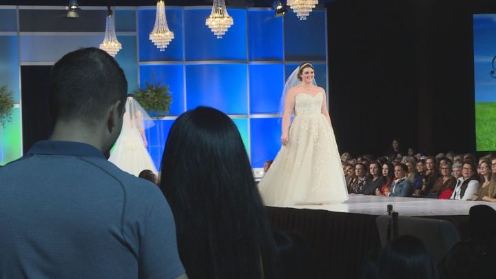 Bridal fashion was on display at the Wedding Fair in Calgary over the weekend.