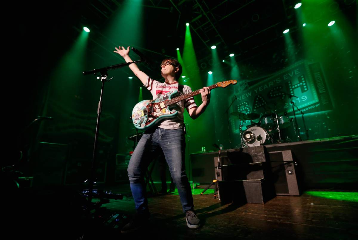 Weezer performs at the NHL New Year’s Eve Bash ahead of the 2019 Bridgestone NHL Winter Classic at the House of Blues on Dec. 31, 2018 in Chicago, Ill.