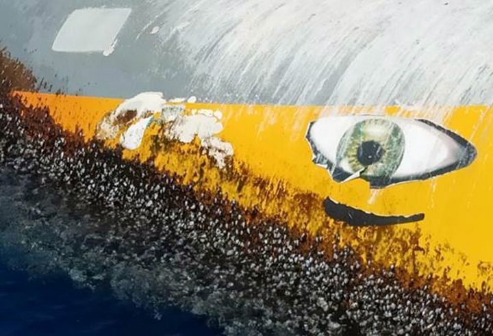 This Wednesday, Jan. 2, 2019, photo supplied by South Australia Police shows the upturned sloop Wild Eyes that was found drifting off the Australian coast on Dec. 31, 2018.