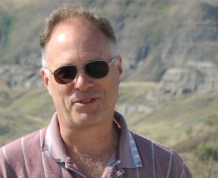 An undated photo of Kirk Woodman, who has been kidnapped in Burkina Faso. 