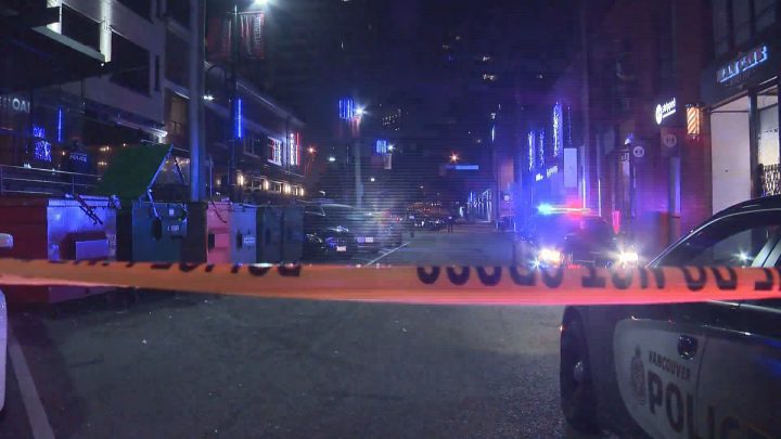 Police are investigating a brawl in Yaletown that sent three people to hospital.