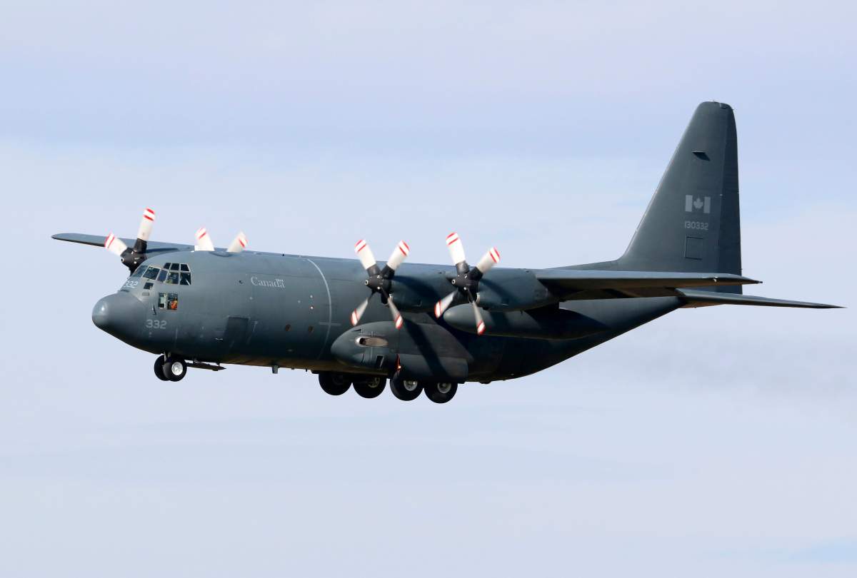 File photo: A C-130H Hercules transport.
