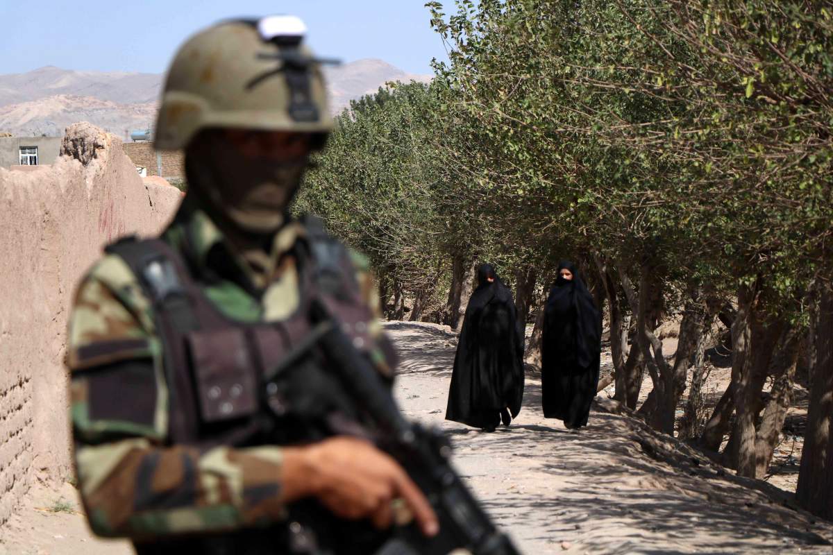 The Taliban didn't immediately say they were behind the attack but the insurgents have been carrying out near-daily attacks on Afghan forces.