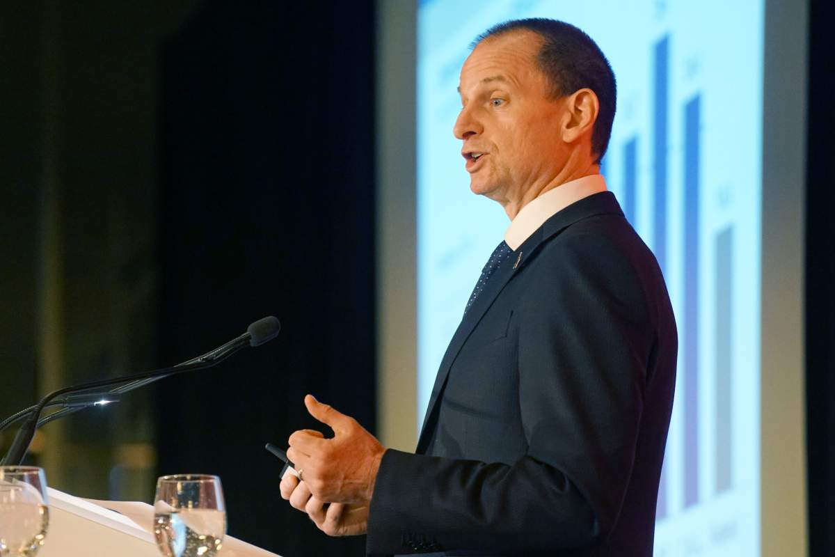CAQ Minister of Finance Éric Girard.