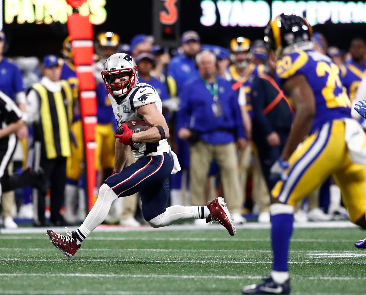 Todd Gurley II in action during the Super Bowl LIII at Mercedes