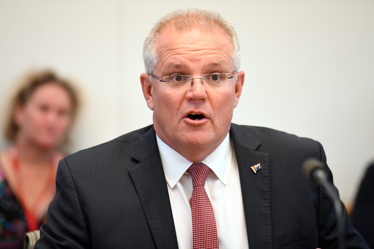 Australian Prime Minister Scott Morrison attends a Housing Industry roundtable at Parliament House in Canberra, Australia, 18 February 2019.  