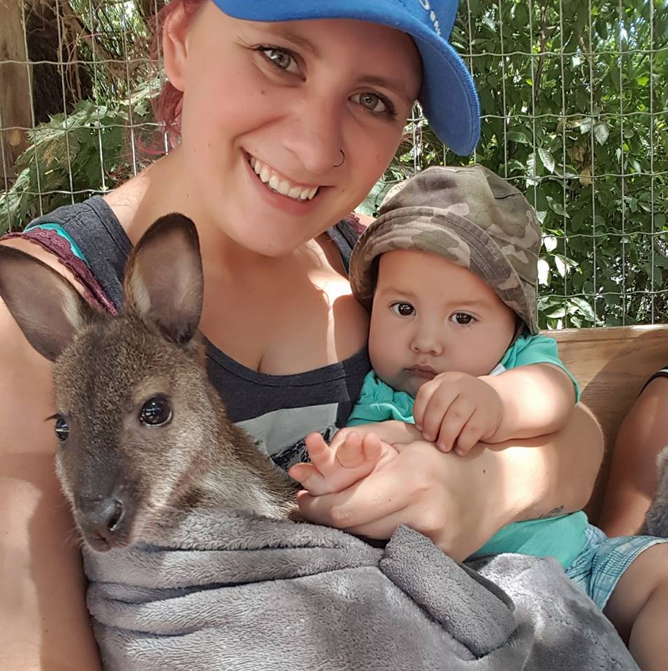 Carol Gillard with her two-year-old son Hudson McPherson.