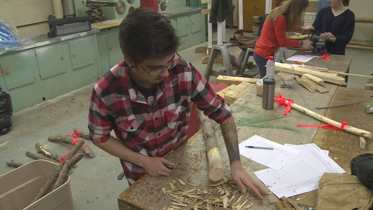 Students from the Maritime College of Forest Technology are on the hunt for the invasive species threatening ash trees in Fredericton this winter.