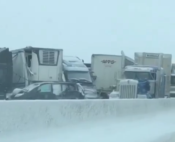 Multiple collisions, one fatal, shut down westbound 401 through Woodstock, Ingersoll - image