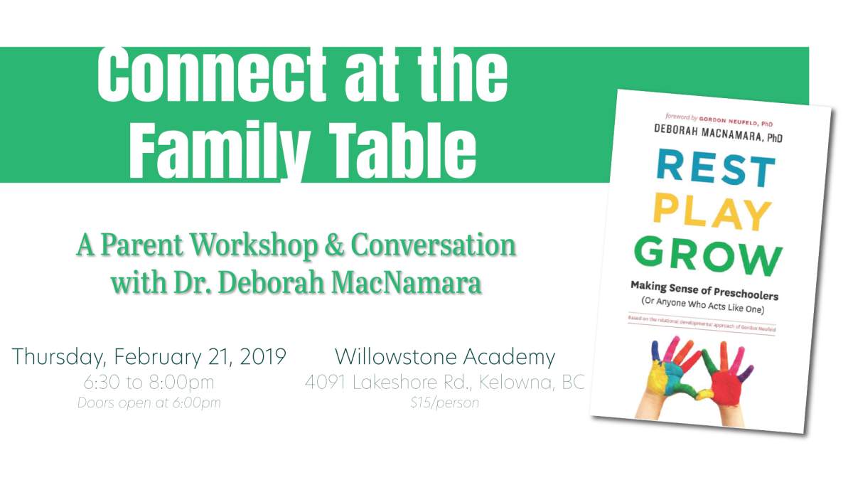 “Connect at the Table” with Dr. Deborah MacNamara - image