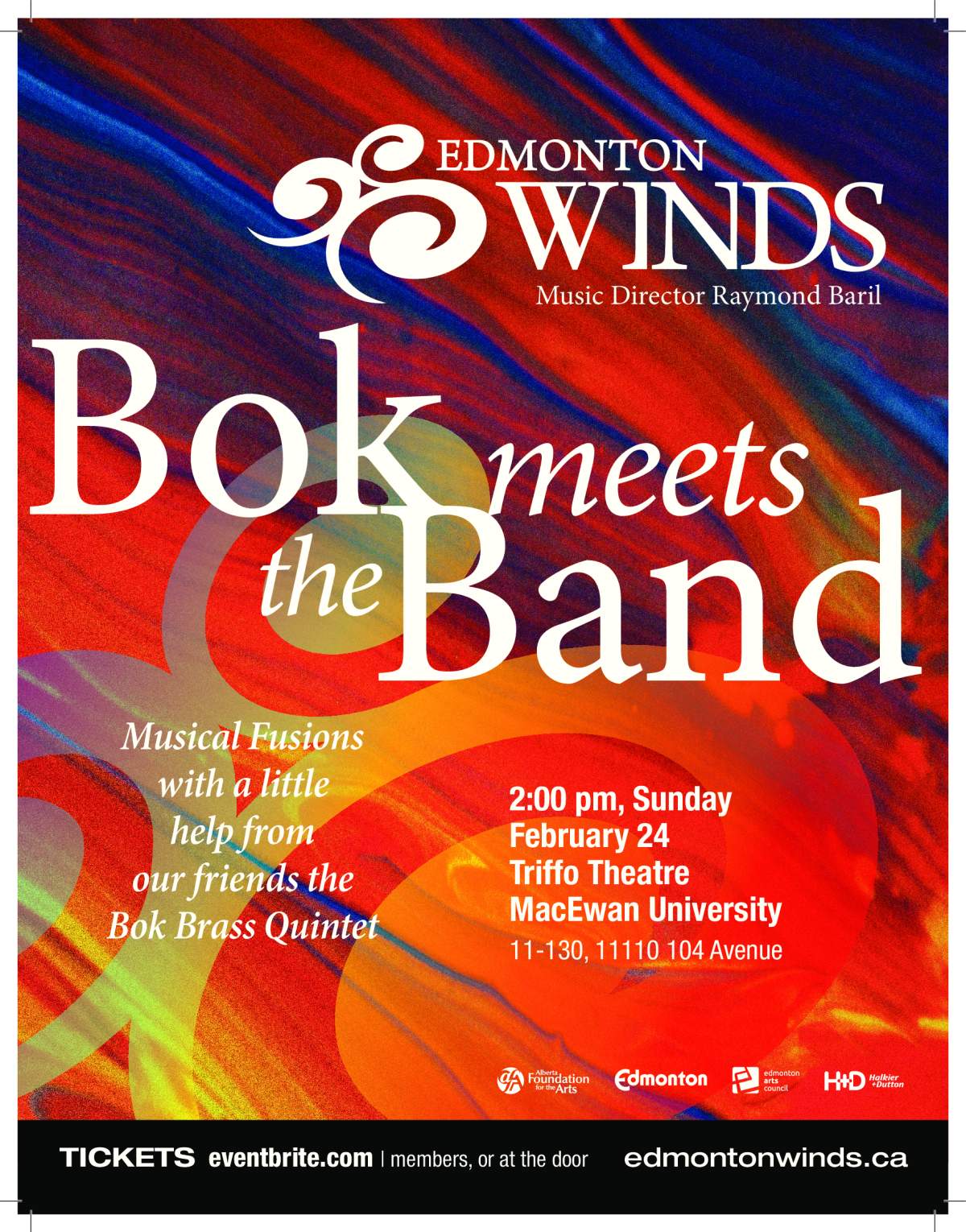 The Edmonton Winds Present: Bok Meets the Band - image