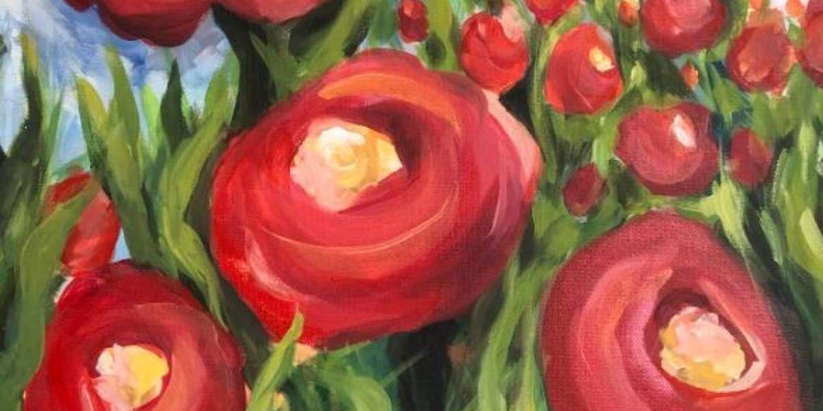 Shannon Wilson, Acrylic Workshop, “Field of Flowers” - image