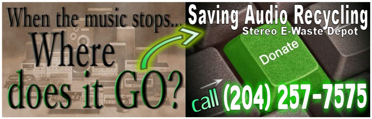 Saving Audio Recycling Stereo E-Waste Event - image