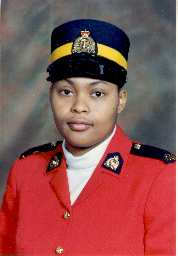 Andrea Lawrence, the first black woman Mountie.