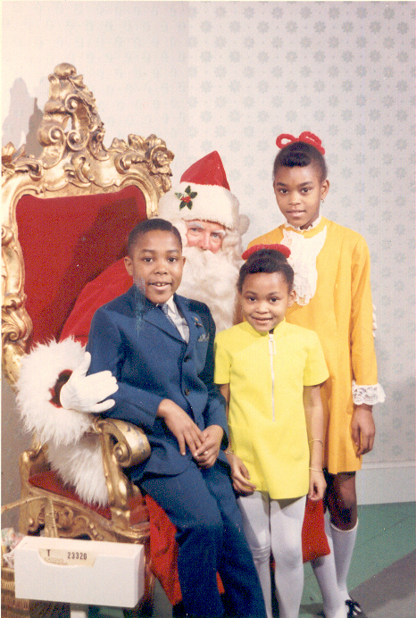 Bill Lawrence with his sisters Charmaine Lawrence, right, and Andrea Lawrence, centre. In 1987, Andrea became the first black woman in the RCMP.