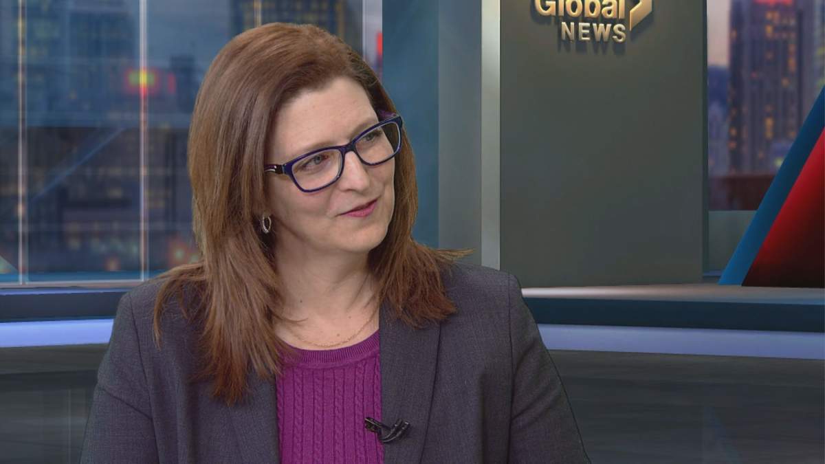 Angela Mancini visits 'Global News Morning.'.