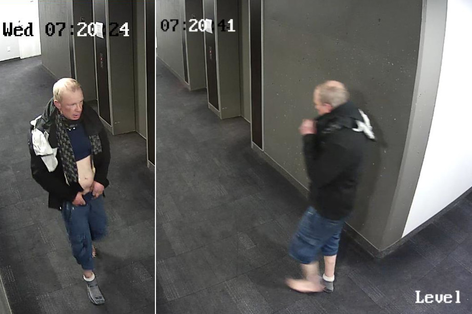 Waterloo Regional Police are looking to speak with the man in these images.