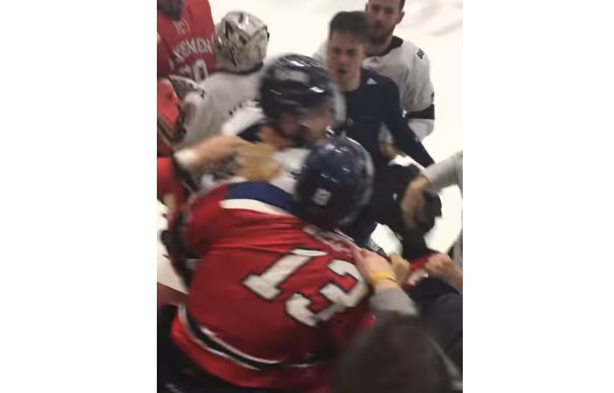 The brawl happened Feb. 2 during a game between the St. FX X-Men and Acadia Axemen.