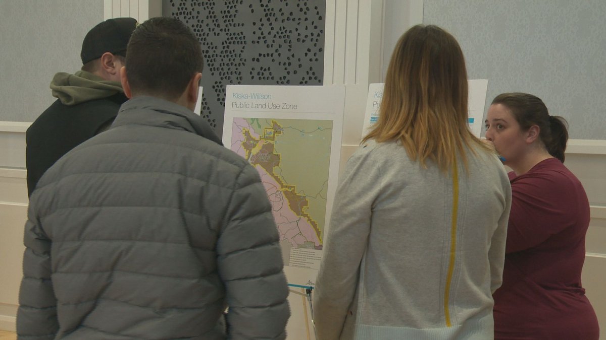 Hundreds attend a public information session on the future of Bighorn Country in Edmonton Saturday.