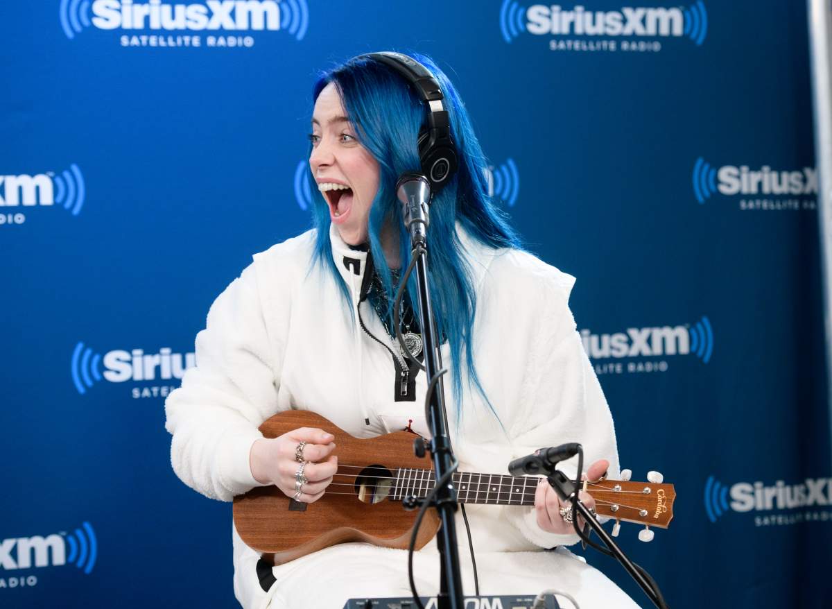 Billie Eilish performs at ‘Alt Nation’ at the SiriusXM Studios on Nov. 5, 2018, in New York City.