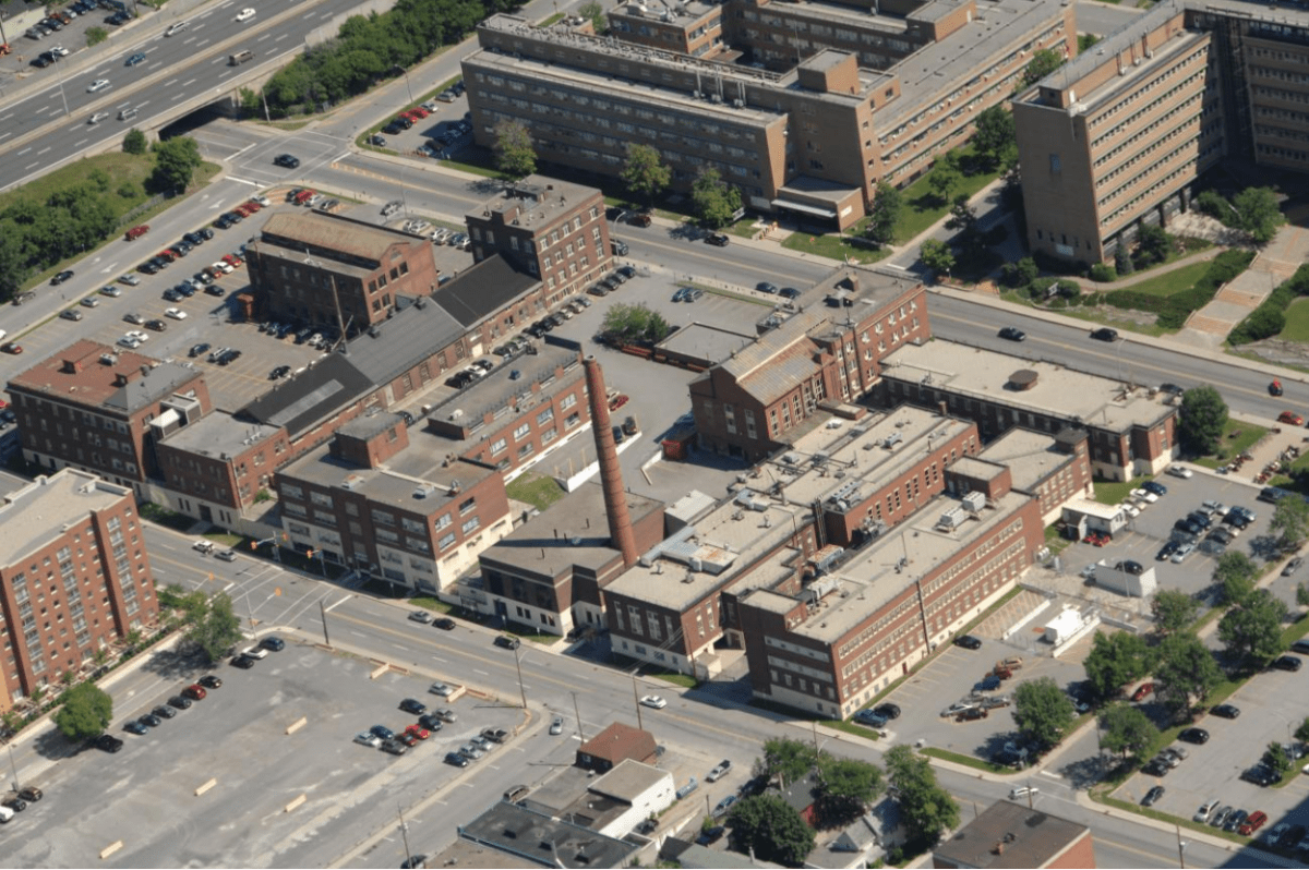 The City of Ottawa wants a heritage designation for an old industrial complex off Booth Street, west of Ottawa's downtown core. Canada Lands Company owns the property and has plans to redevelop it.