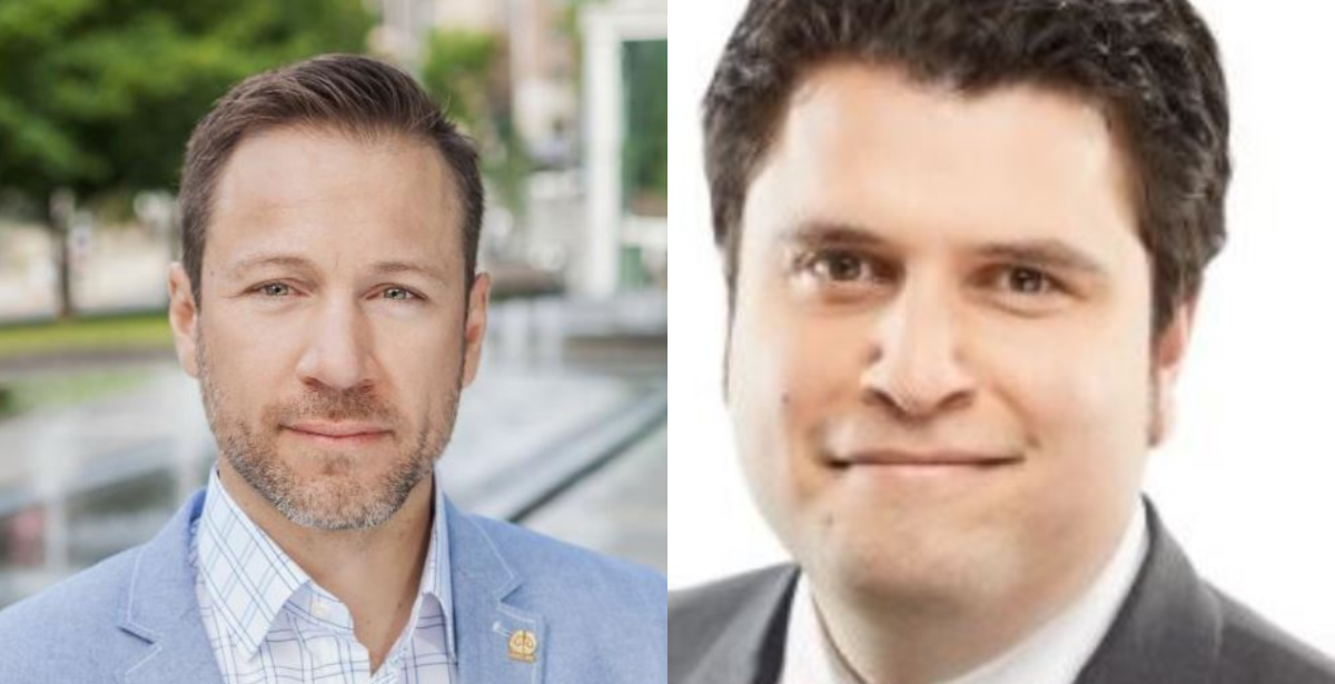 Mathieu Bouchard, left, and Elder Marques, right are senior advisers in the Prime Minister’s Office.