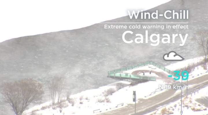 Extreme cold warning continues for most of Alberta; warning ended for ...