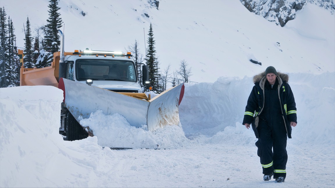 A snow plow in the new film Cold Pursuit is from Winnipeg.