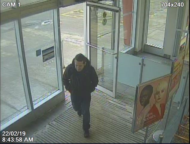 Napanee OPP have released security images of this man, who they claim stole hundreds of dollars of cologne from an Amherstview store.