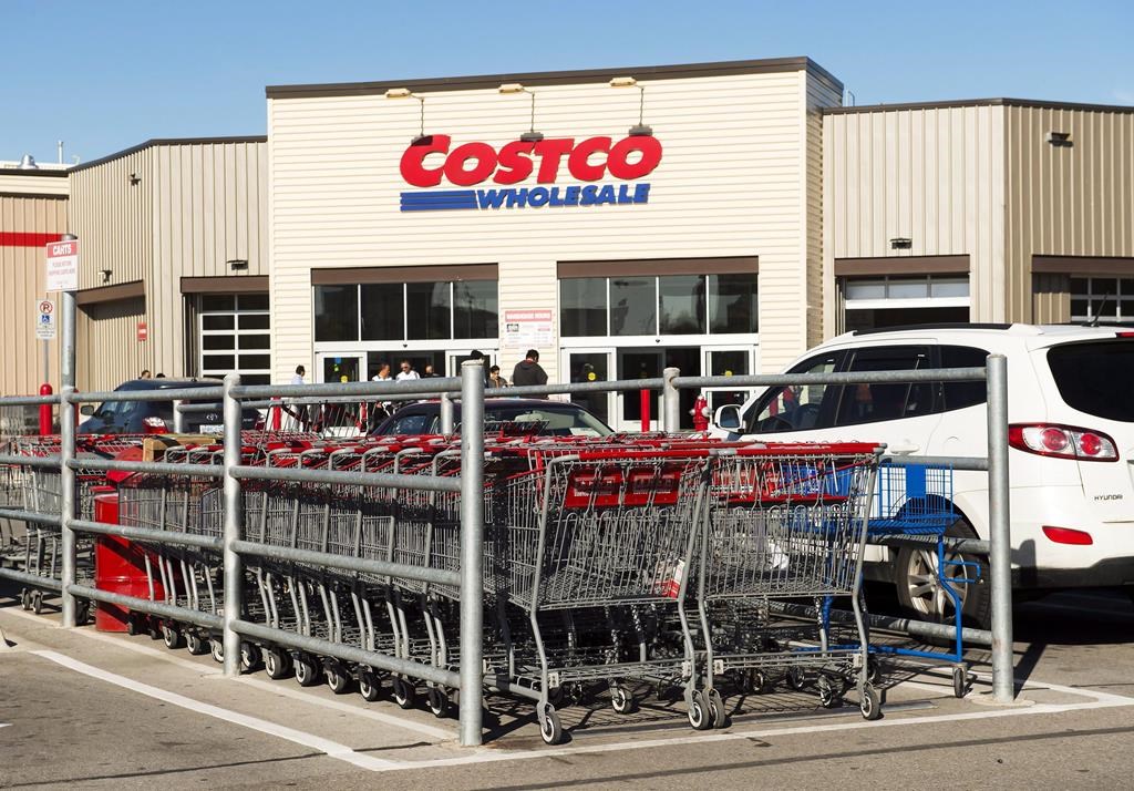 Shopping carts are shown at Costco in Mississauga, Ont., on Monday, May 15, 2017.