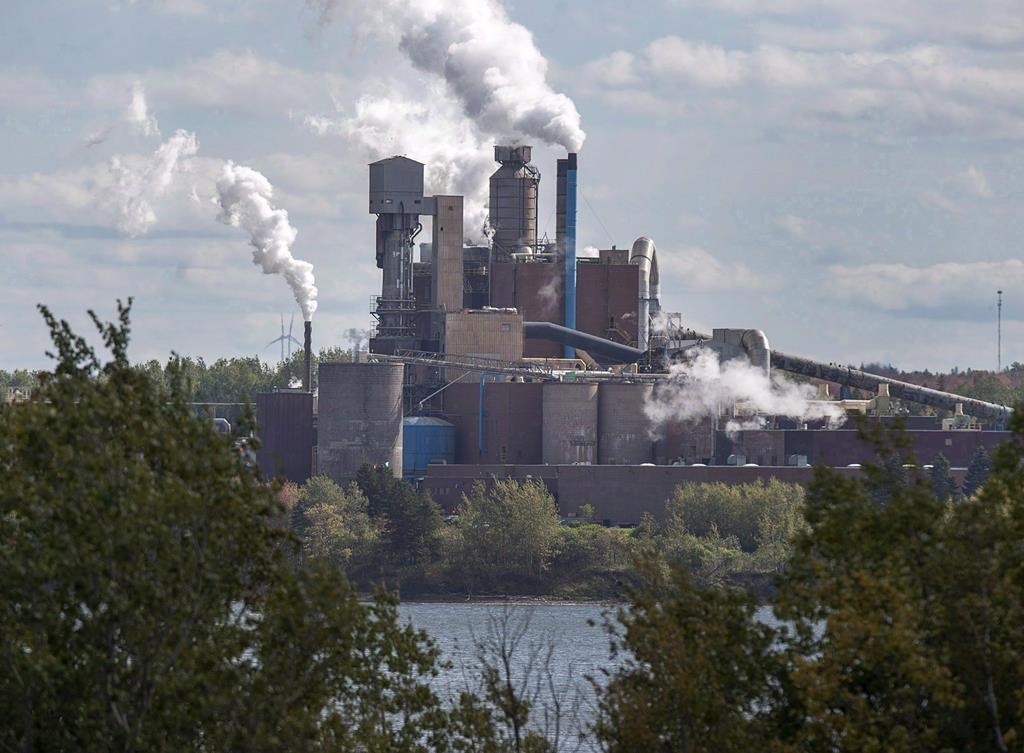 The Northern Pulp Nova Scotia Corporation mill is seen in Abercrombie, N.S. on Wednesday, Oct. 11, 2017.