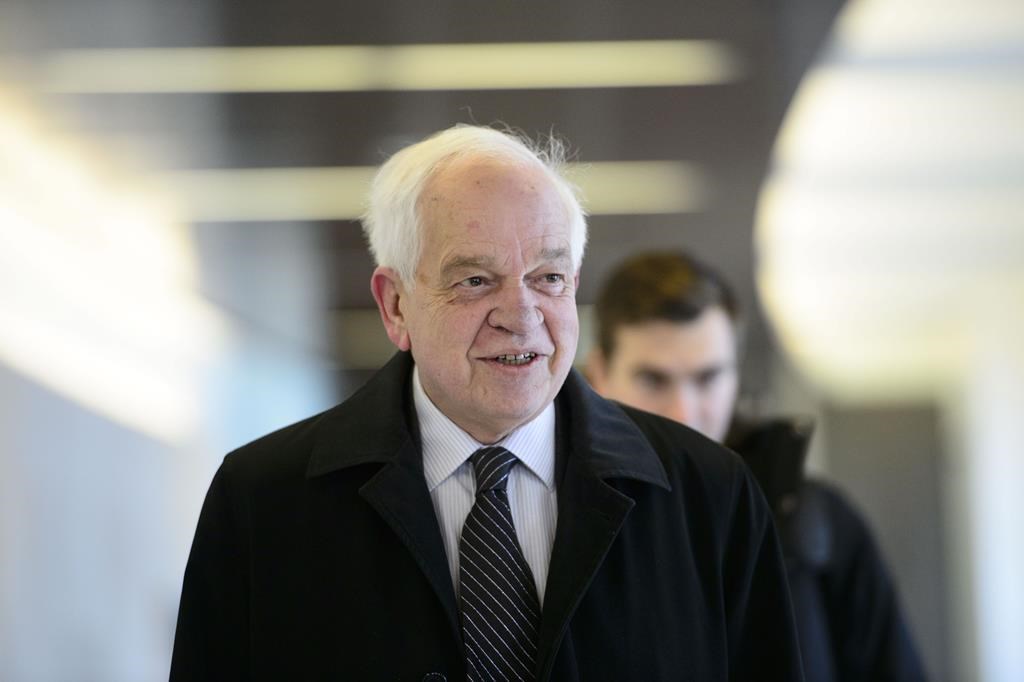 Canada's ambassador to China John McCallum arrives to brief members of the Foreign Affairs committee regarding China in Ottawa on January 18, 2019.