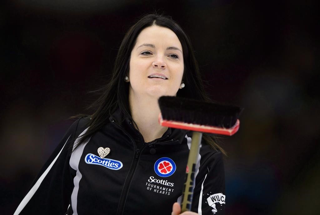 Skip Kerri Einarson at the 2018 Scotties Tournament of Hearts.
