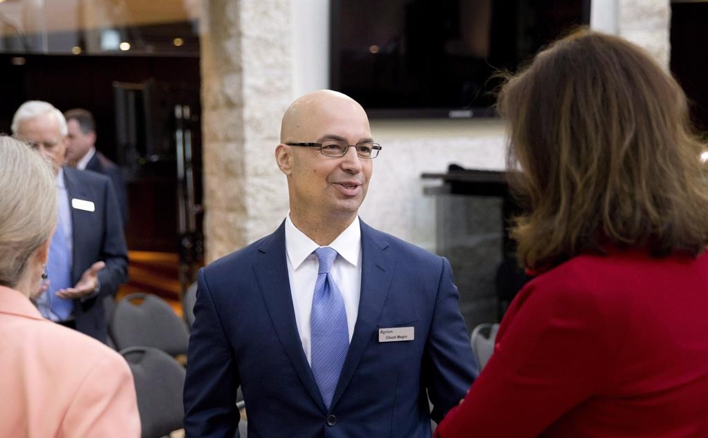 Chuck Magro, CEO and president of Nutrien. The Saskatoon-based company said it will pay a quarterly dividend of 45 cents US per share.