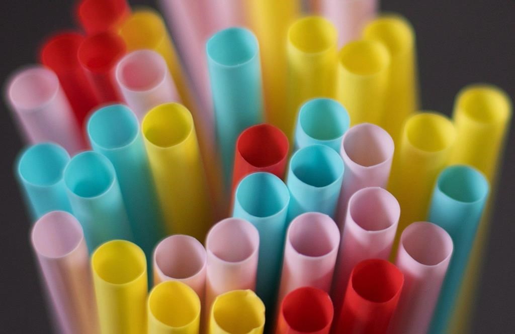 Plastic straws are pictured in North Vancouver on June 4, 2018. Canadian efforts to reduce single-use plastic will get a boost this year when a major retailer is slated to launch a test of reusable packaging in the most populated part of the country. The chain's identity is expected to be unveiled this spring with online operations starting by year-end, says the founder of recycler TerraCycle's Loop.