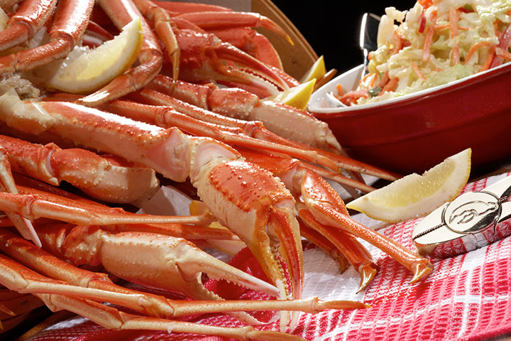 Alaskan snow crab pictured in this undated file photo. 