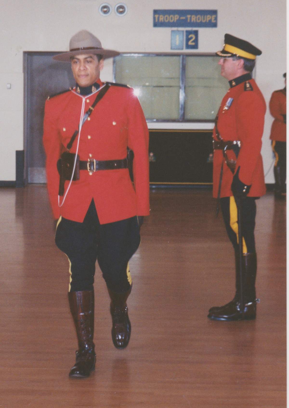 RCMP Sgt. Craig Smith during his graduation ceremony in Regina on March 10, 1997.