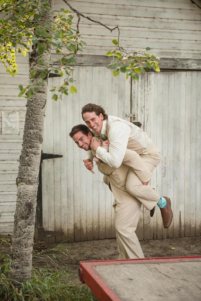 Daniel Waldenberger-Bulmer and his twin brother Jeremy are pictured in an undated photo.