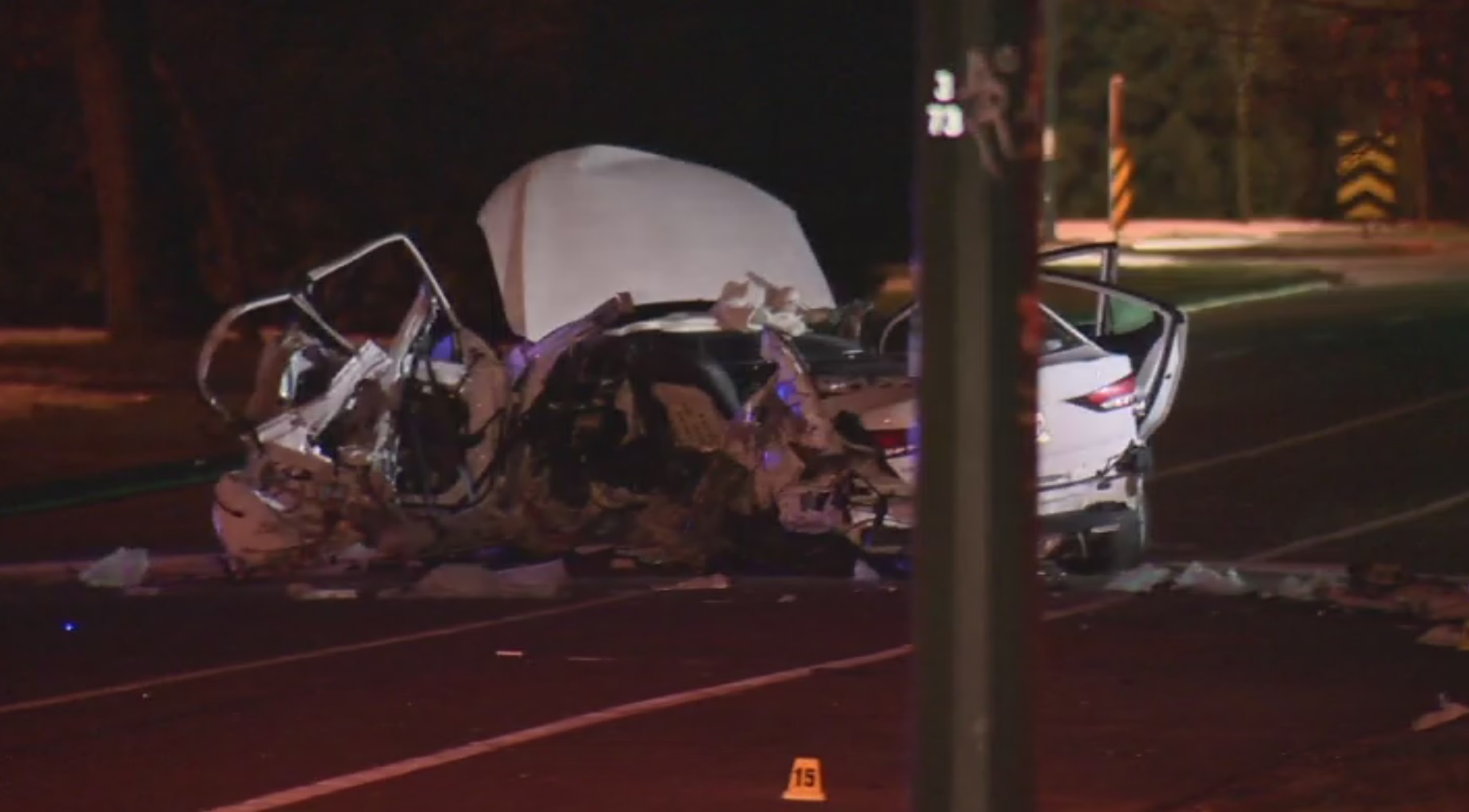 Collision kills male driver, seriously injures 2 passengers  BC