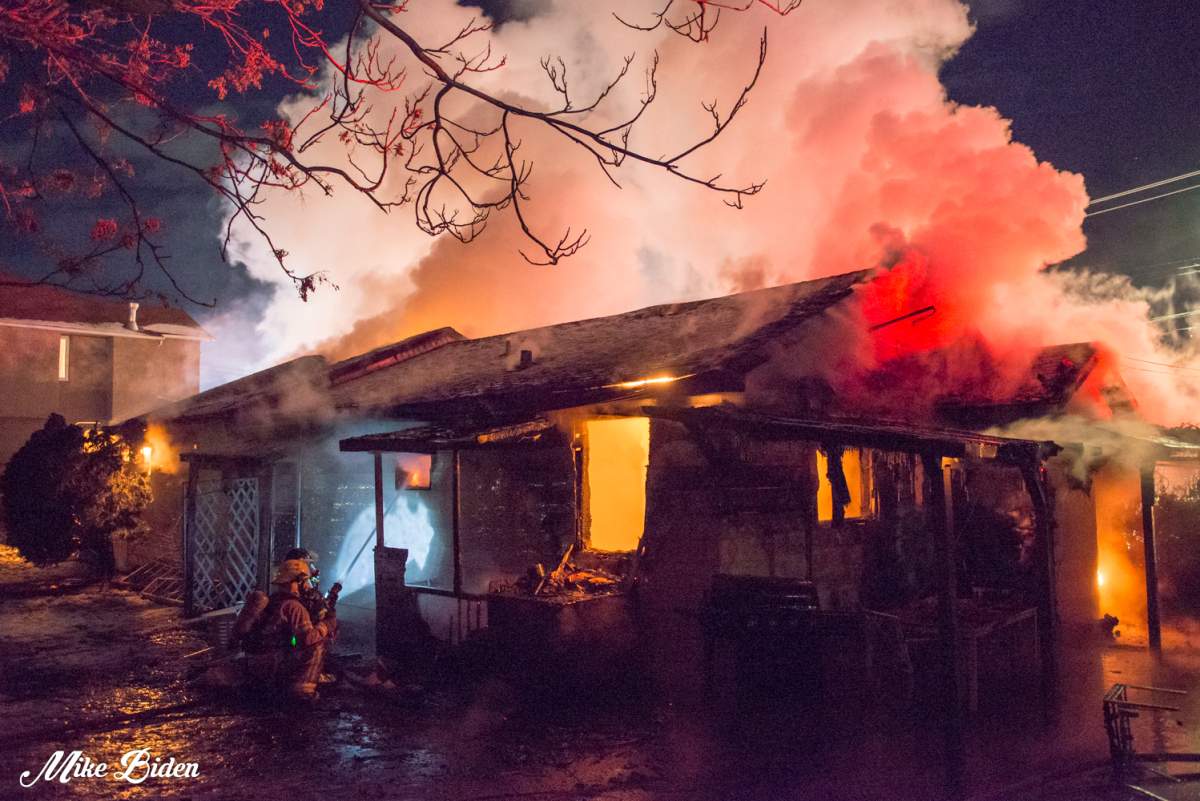 Updated: One person dead, firefighter injured in suspicious Penticton house fire - image