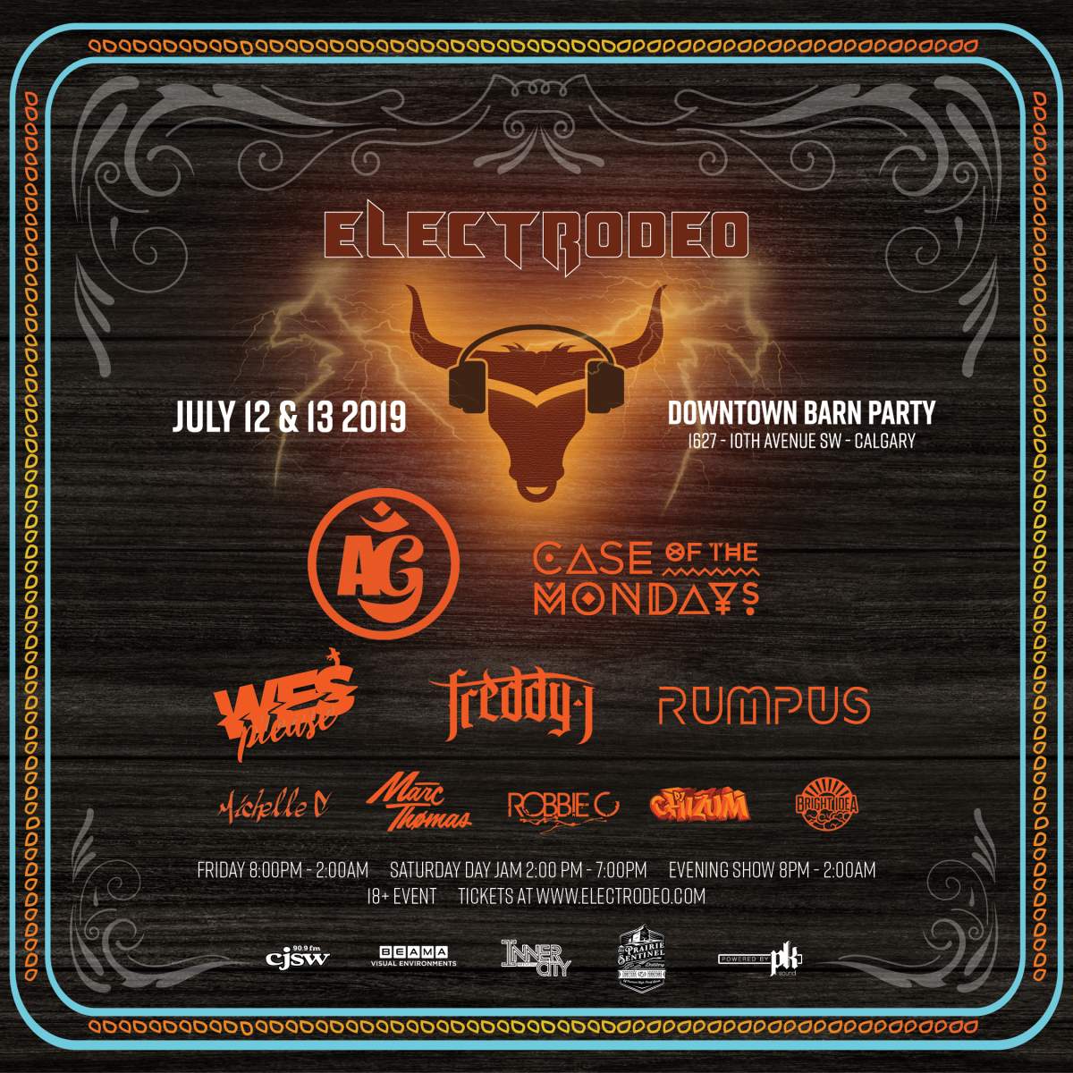 Calgary Stampede 2019 concert listing - image