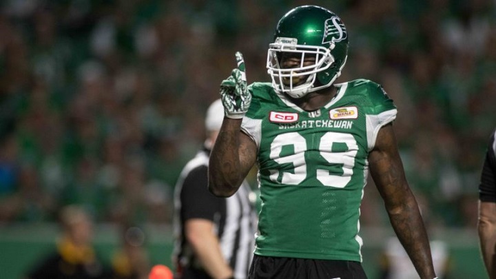 The Saskatchewan Roughriders have signed international defensive lineman A.C. Leonard to a one-year deal.