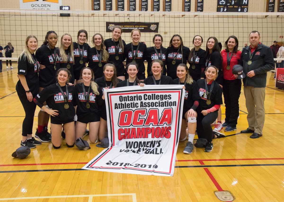London sports roundup, Feb. 24: Double gold for Fanshawe volleyball, Mustang hockey advances, Knights win - image