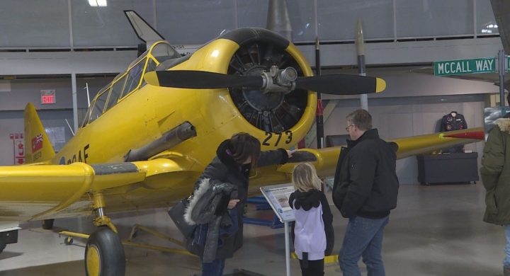 Calgarians flocked to the city's Hangar Flight Museum to mark National Aviation Day.
